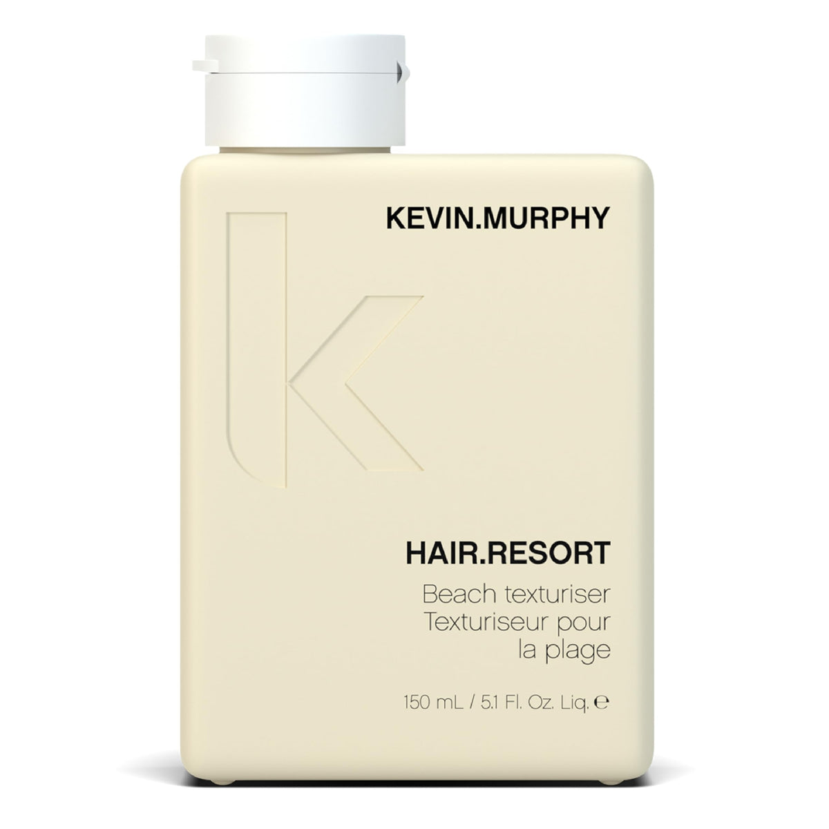 KEVIN.MURPHY HAIR.RESORT front packaging showing bottle and label for easy identification and styling