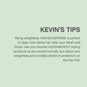 KEVIN.MURPHY ingredient label close-up showing jojoba and quinoa for nourishing protection