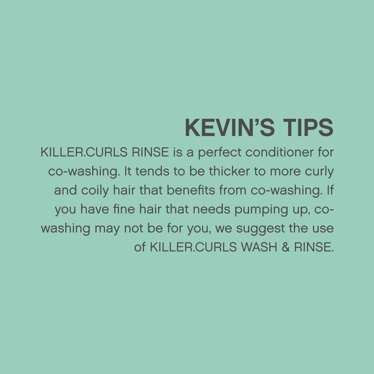 KEVIN.MURPHY bottle in shower setting showing everyday curl care benefit