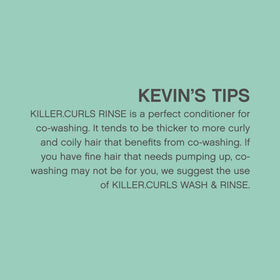 KEVIN.MURPHY bottle in shower setting showing everyday curl care benefit