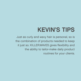 KEVIN.MURPHY bottle in hand to show 150 mL scale for travel and shelf