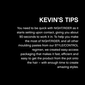 KEVIN.MURPHY side-by-side before and after hair styled with paste for definition benefit