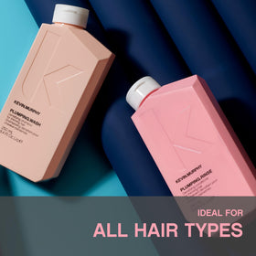 KEVIN.MURPHY in-shower use demonstrating easy application for fuller hair