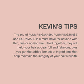 KEVIN.MURPHY ginger root and nettle ingredients staged to highlight nourishing extracts