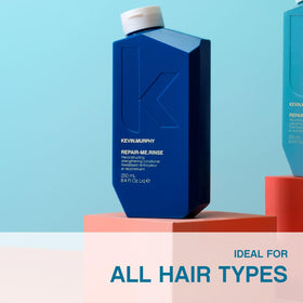 KEVIN.MURPHY applied to wet hair in shower demonstrating detangling and hydration