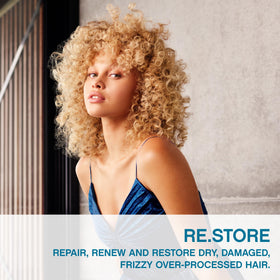 KEVIN.MURPHY RE.STORE creamy texture on pump showing nourishing consistency