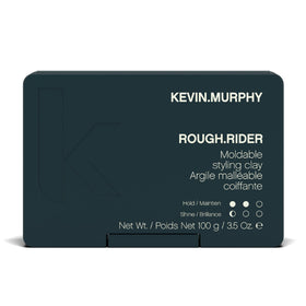 KEVIN.MURPHY Rough.RIDER front jar shows packaging and strong hold benefit