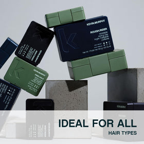 KEVIN.MURPHY Rough.RIDER styled hair showing textured matte finish and separation benefit