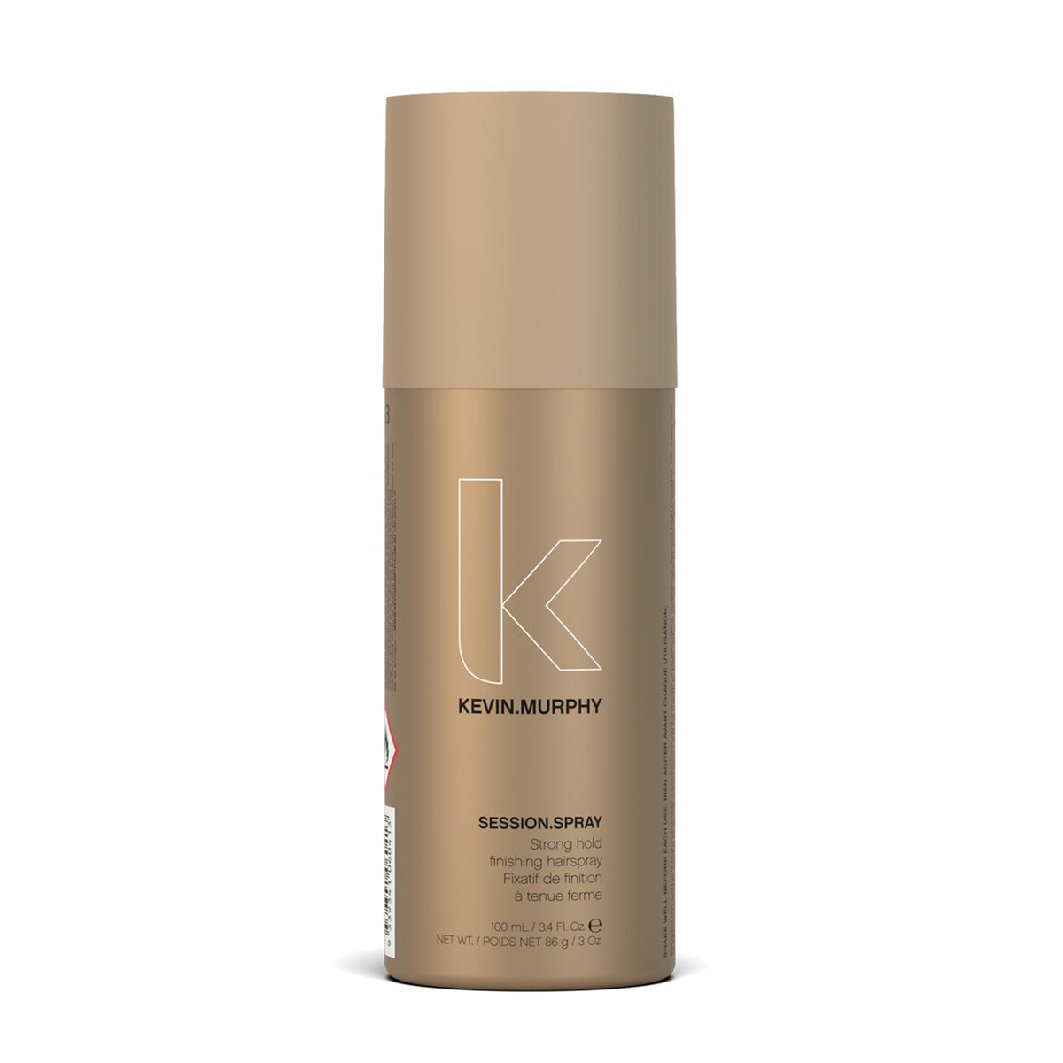 KEVIN.MURPHY bottle front view showing label and compact 100 mL size for travel-friendly styling