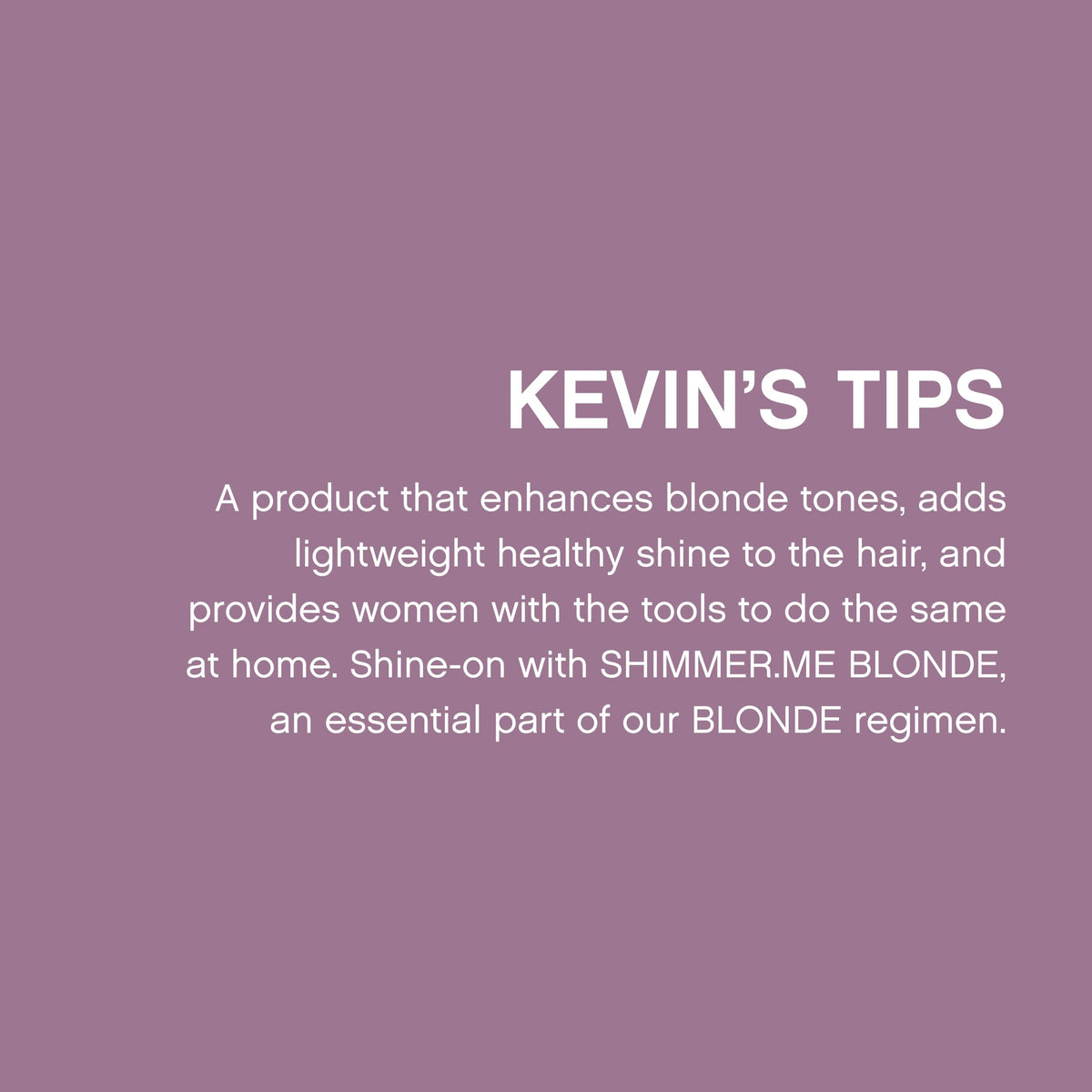 KEVIN.MURPHY bottle beside hand indicating 100 ml size for travel-friendly convenience