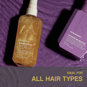 KEVIN.MURPHY before and after on ends showing improved sheen
