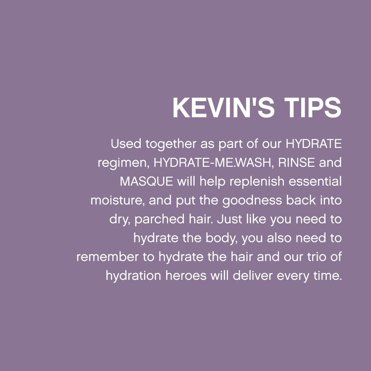 KEVIN.MURPHY after use shiny hair showing improved smoothness and shine