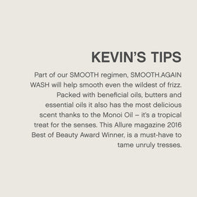 KEVIN.MURPHY in-shower use showing application for frizz control benefit
