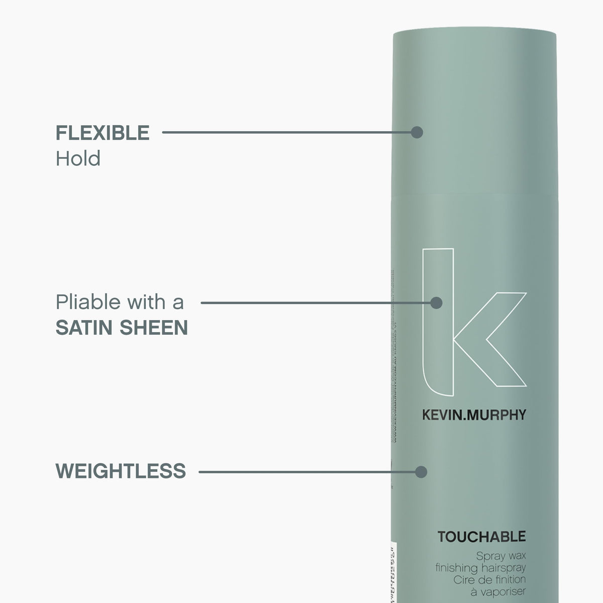 KEVIN.MURPHY TOUCHABLE before and after styling showing improved definition