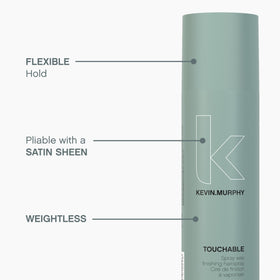 KEVIN.MURPHY TOUCHABLE before and after styling showing improved definition