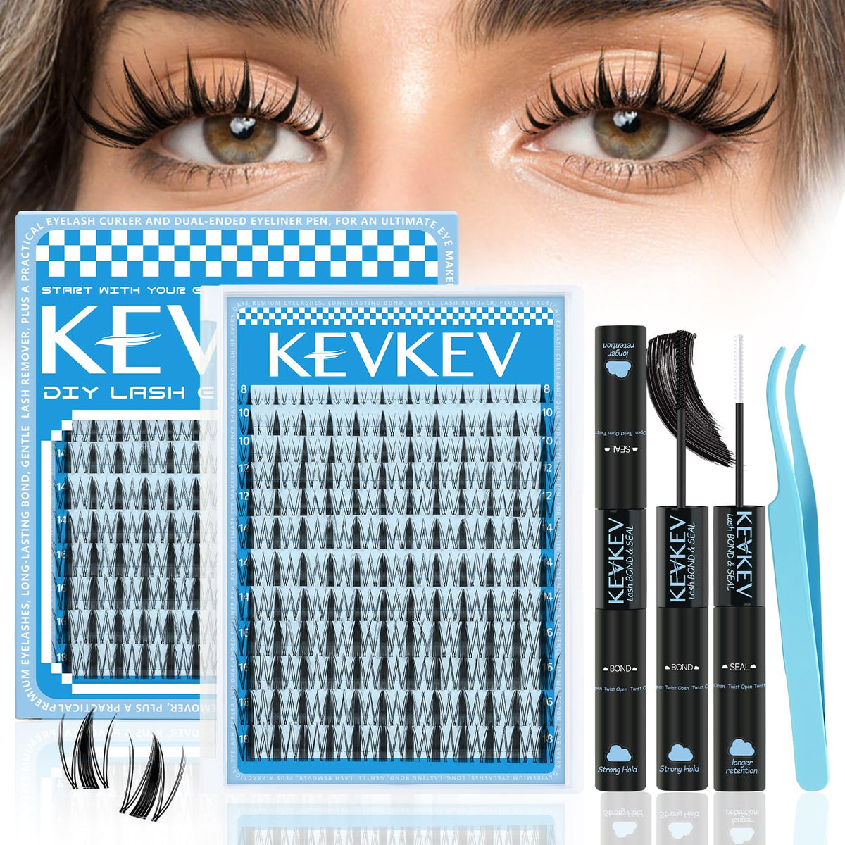 KevKev front packaging showing kit components and benefits
