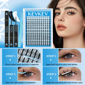 KevKev applied on model's eye demonstrating manga-style lift and definition