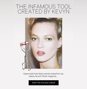 Kevyn Aucoin close stainless steel detail highlighting durable construction and steady pressure