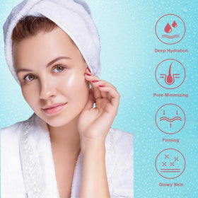 Kewhunt serum texture on fingertip highlighting concentrated hydration