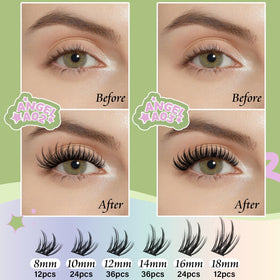 KEYYOU application in use demonstrating easy at-home DIY lash placement
