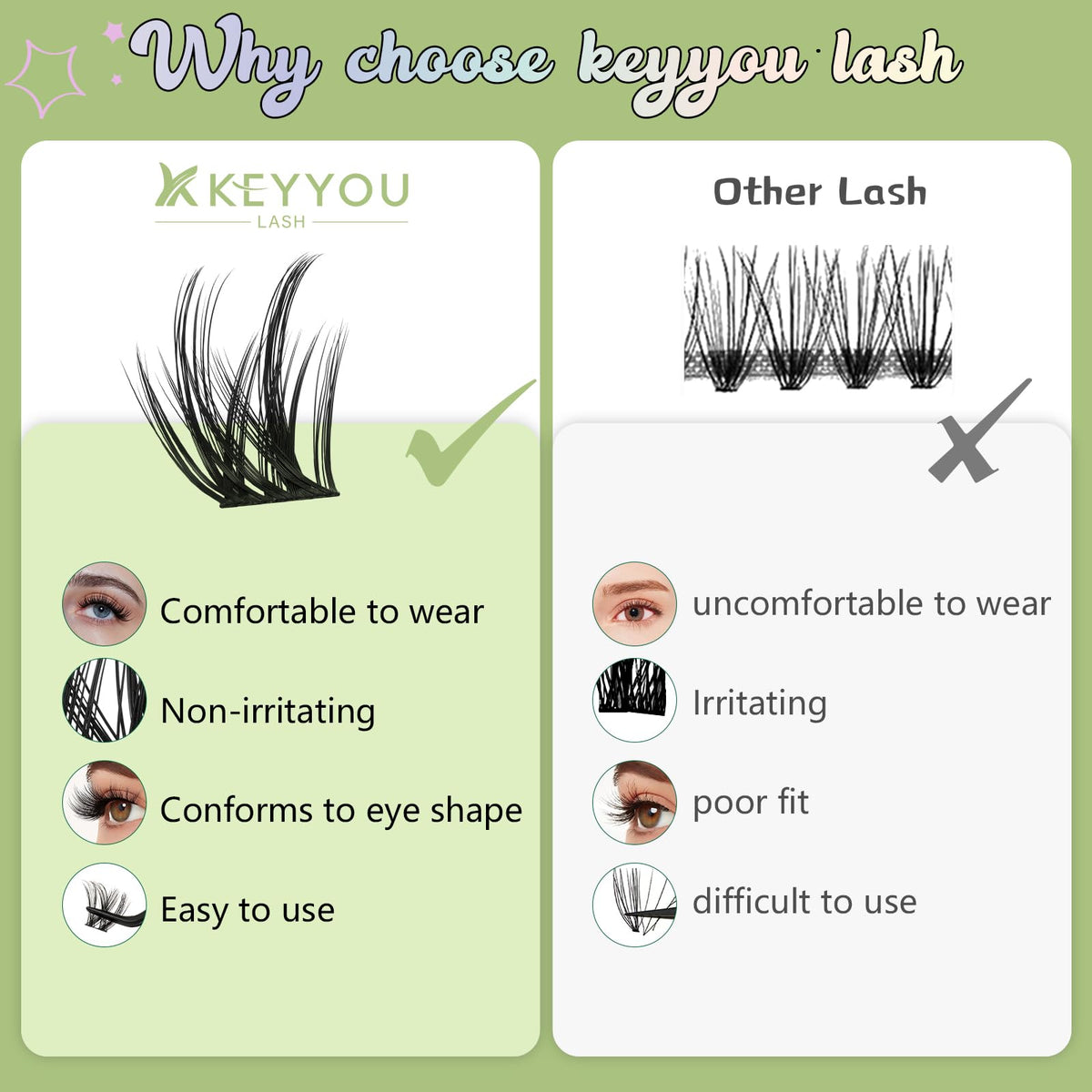 KEYYOU precision tweezers detail for accurate cluster placement and control