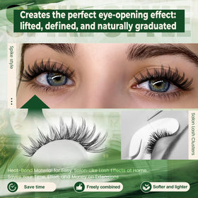 KEYYOU application with tweezers placing a cluster, showing easy DIY precision