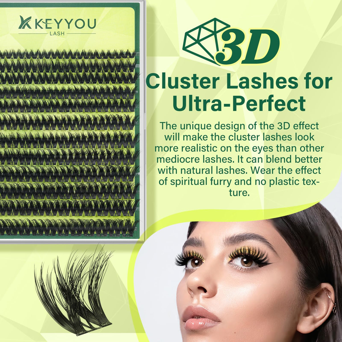 KEYYOU ultra-thin PuffSilk band detail for seamless blend benefit