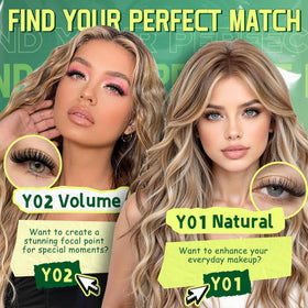 KEYYOU close-up of synthetic lash fibers showing natural texture and comfort