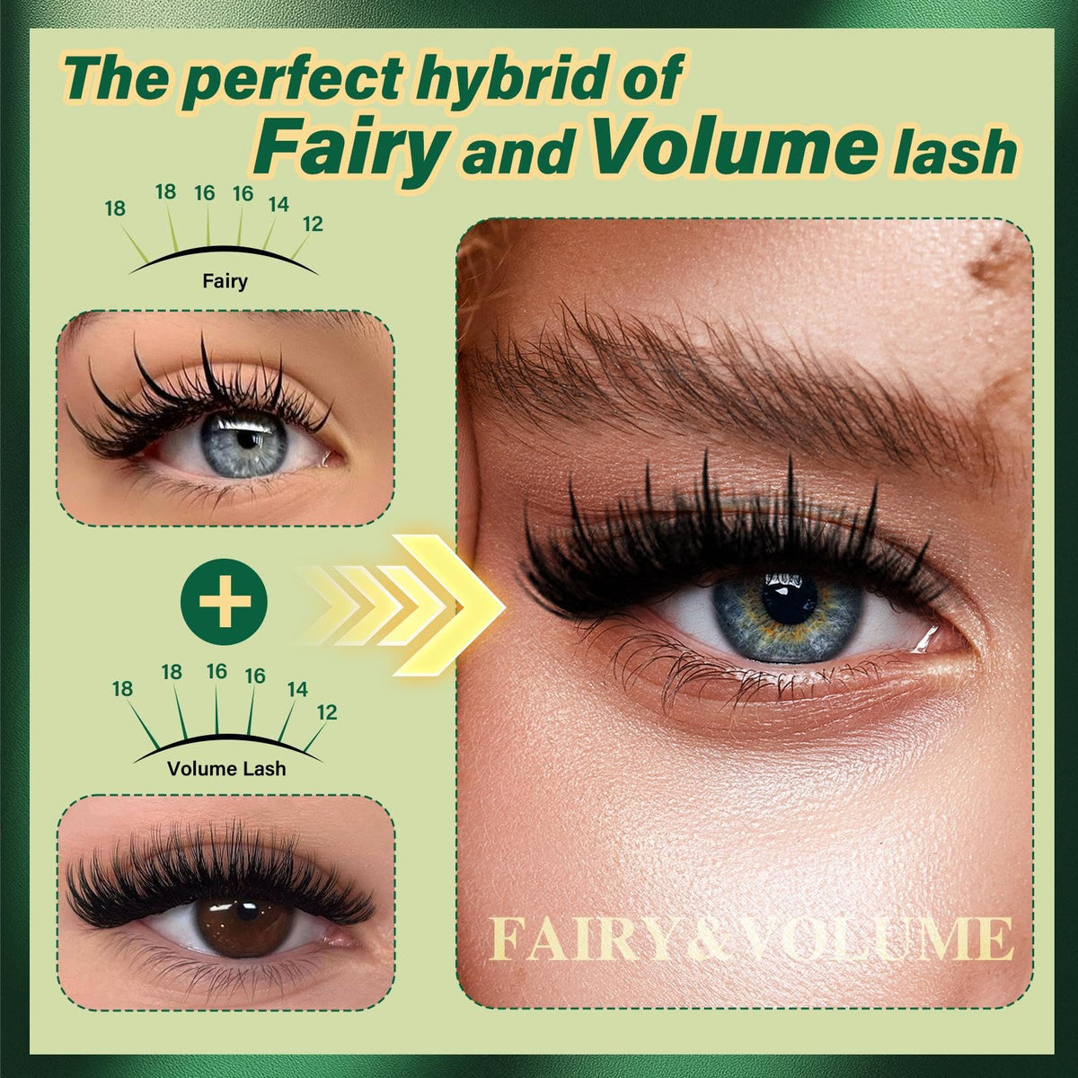 KEYYOU close-up of fluffy 200D clusters highlighting dense wet-look texture benefits