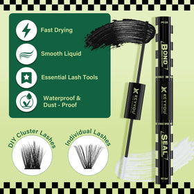 KEYYOU detailed view of double-ended rotating spiral brush for easy application