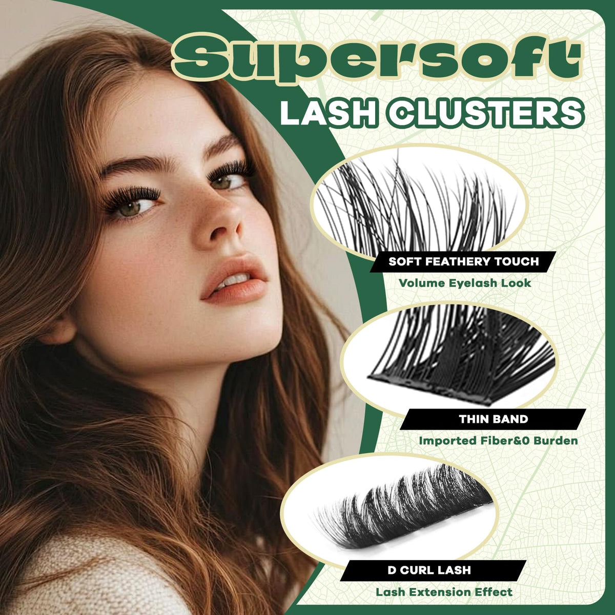 KEYYOU fan display of 10–18mm lengths for easy blending