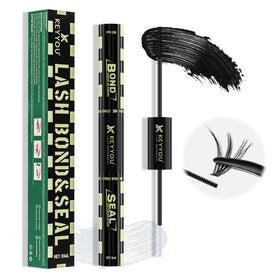 KEYYOU front packaging showing dual-ended lash bond and seal benefits