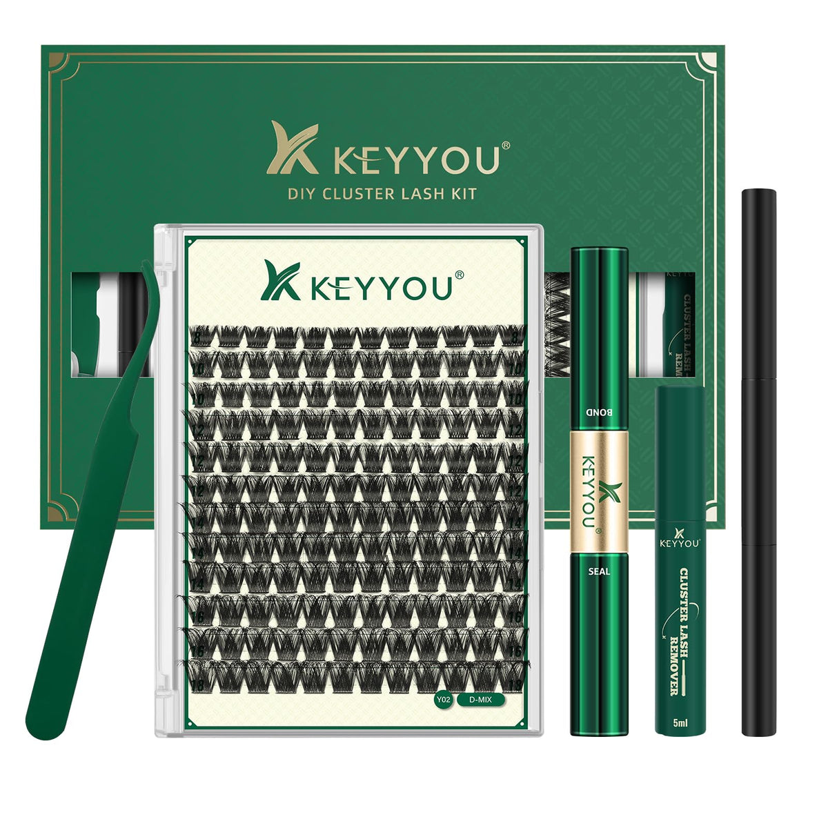 KEYYOU front packaging showing full Y02 kit and contents for easy identification