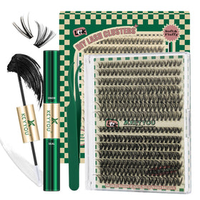 KEYYOU front packaging showing full DIY lash kit and components for quick styling