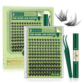 KEYYOU kit front view showing components for easy at-home lash application