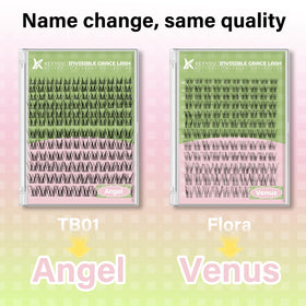 KEYYOU lash scale comparison in hand illustrating size and layering benefit