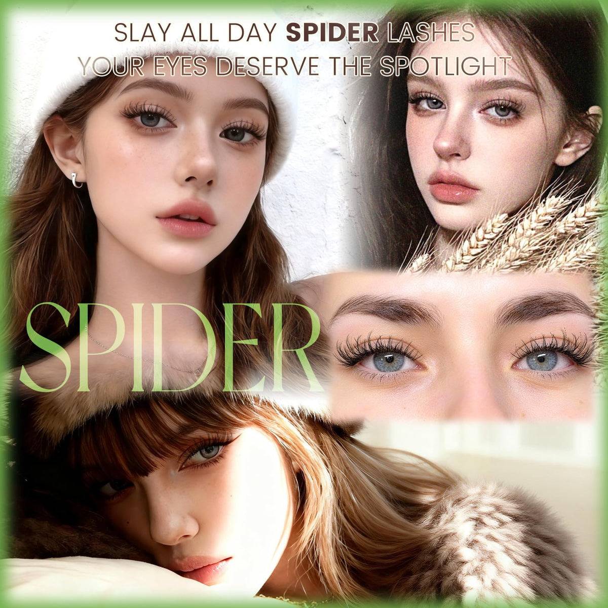 KEYYOU lifestyle photo wearing lashes for polished daytime makeup