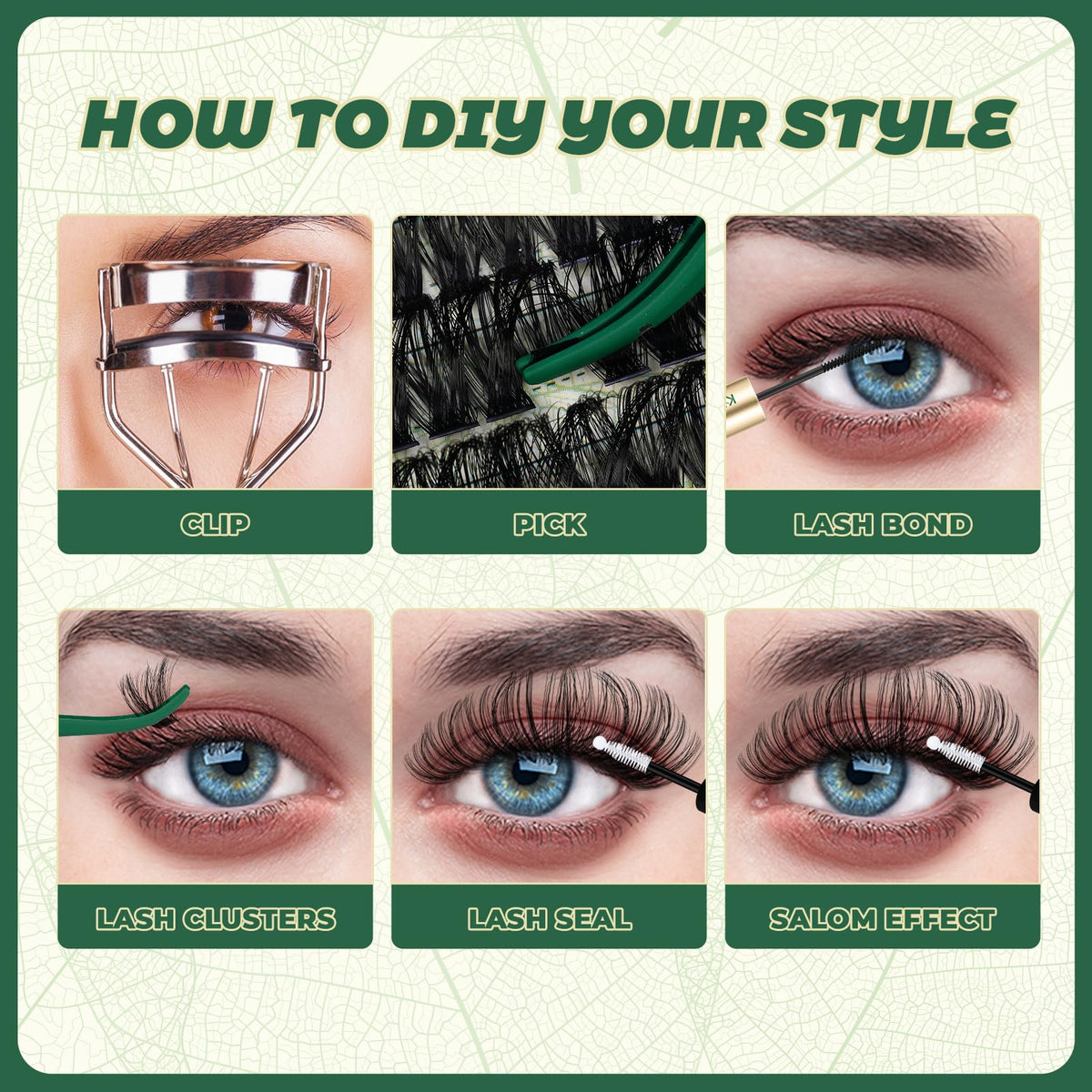 KEYYOU lifestyle look at night out showing dramatic lash effect