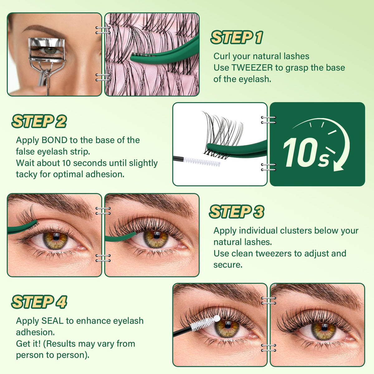 KEYYOU lifestyle image of lashes worn all day for natural confidence