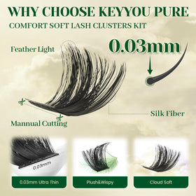 KEYYOU precision applicator in hand for accurate cluster placement and control