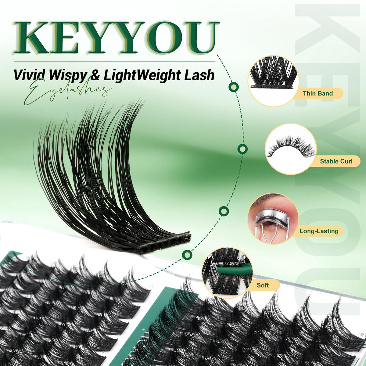 KEYYOU fiber texture closeup highlighting soft comfortable feel