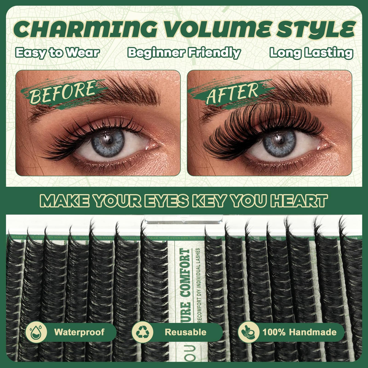 KEYYOU fiber texture detail highlighting uniform, soft strands