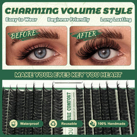 KEYYOU fiber texture detail highlighting uniform, soft strands