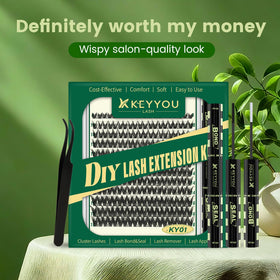 KEYYOU compact pouch with kit inside showing travel-friendly storage and convenience