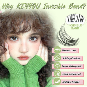 KEYYOU Venus cluster texture and C curl detail highlighting wispy layered fibers