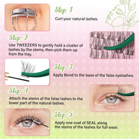KEYYOU Venus on model demonstrating natural, lifted eye effect for everyday wear