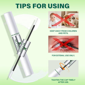 KEYYOU with lash remover oil showing easy, residue-free removal