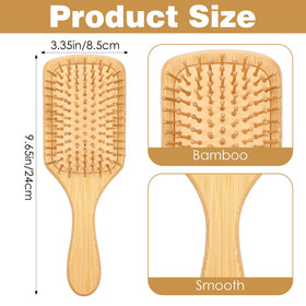 KFHENSOMR closeup of natural bamboo bristles showing smooth glide through knots