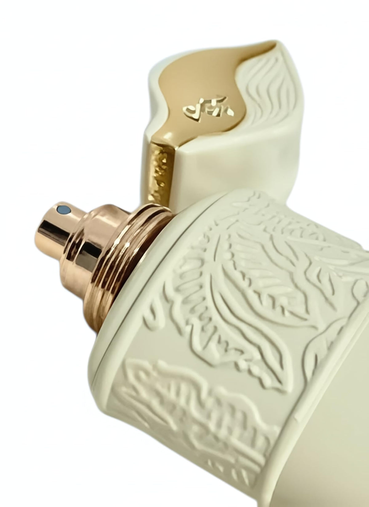 Khadlaj perfume bottle in evening setting demonstrating luxury mood and date-night suitability