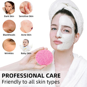 kickleen porous texture detail highlighting cellulose surface to lift makeup and exfoliate